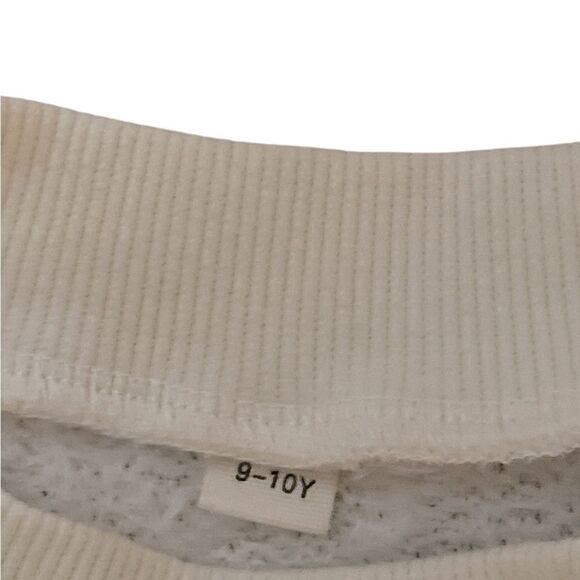 Girls Cozy White Reindeer Sweater - Picture 4 of 4